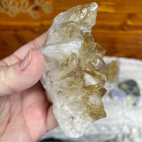 Amethyst and citrine cluster - Picture 4 of 15